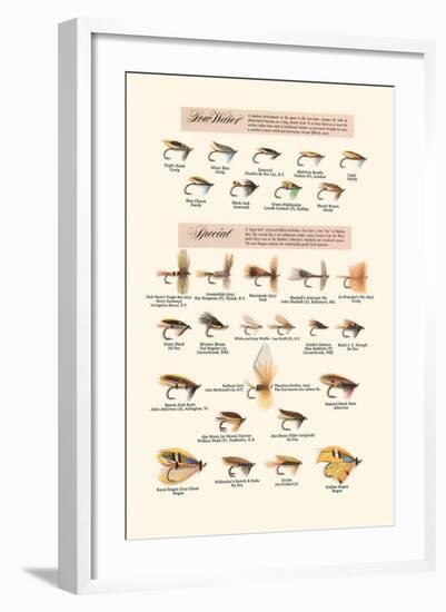 Fly-Fishing Lures: Low Water and Special-null-Framed Art Print
