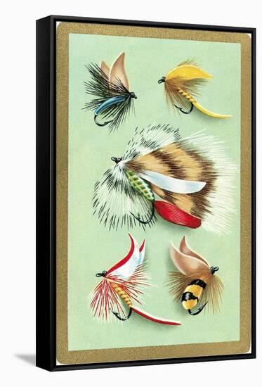 Fly Fishing Lures-null-Framed Stretched Canvas