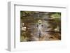 Fly Fishing on the Creek-null-Framed Art Print