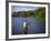 Fly Fishing on the River Dee, Grampians, Scotland, United Kingdom, Europe-Groenendijk Peter-Framed Photographic Print