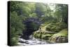 Fly Fishing on the River Shiel, Near Acharacle, Invernesshire, Scotland, United Kingdom, Europe-Duncan Maxwell-Stretched Canvas