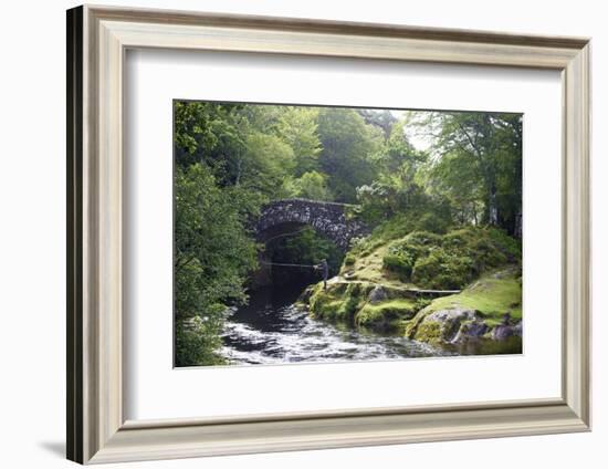 Fly Fishing on the River Shiel, Near Acharacle, Invernesshire, Scotland, United Kingdom, Europe-Duncan Maxwell-Framed Photographic Print