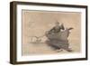 Fly Fishing, Saranac Lake, 1889-Winslow Homer-Framed Giclee Print