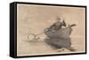 Fly Fishing, Saranac Lake, 1889-Winslow Homer-Framed Stretched Canvas