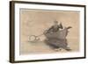 Fly Fishing, Saranac Lake, 1889-Winslow Homer-Framed Giclee Print