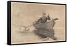 Fly Fishing, Saranac Lake, 1889-Winslow Homer-Framed Stretched Canvas