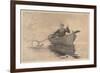 Fly Fishing, Saranac Lake, 1889-Winslow Homer-Framed Giclee Print