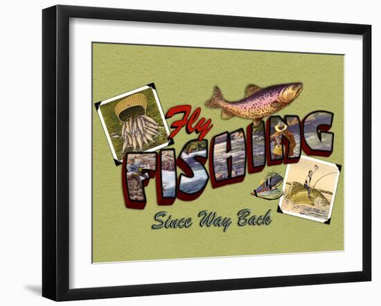 Fly Fishing-Kate Ward Thacker-Framed Giclee Print