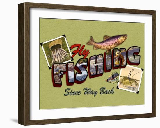 Fly Fishing-Kate Ward Thacker-Framed Giclee Print