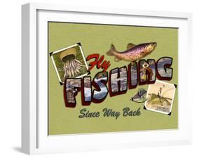 Fly Fishing-Kate Ward Thacker-Framed Giclee Print