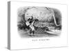 Fly Fishing-Currier & Ives-Stretched Canvas