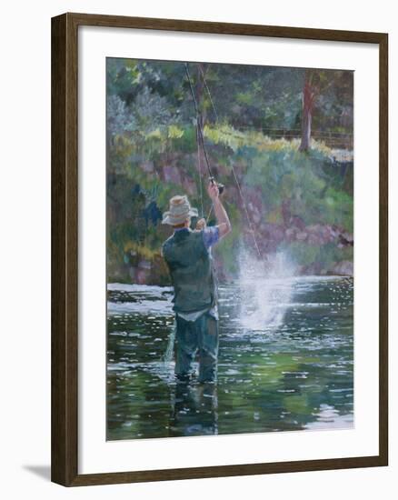 Fly Fishing-Rosemary Lowndes-Framed Giclee Print