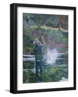 Fly Fishing-Rosemary Lowndes-Framed Giclee Print