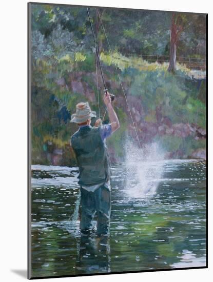 Fly Fishing-Rosemary Lowndes-Mounted Giclee Print