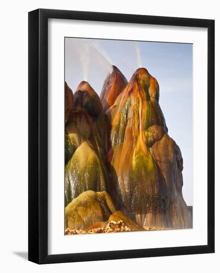 Fly Geyser, Black Rock Desert, Nevada, USA-Cathy & Gordon Illg-Framed Photographic Print