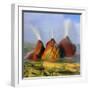 Fly Geyser In the Black Rock Desert, Nevada, USA-Keith Kent-Framed Premium Photographic Print