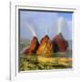 Fly Geyser In the Black Rock Desert, Nevada, USA-Keith Kent-Framed Photographic Print