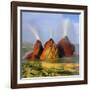 Fly Geyser In the Black Rock Desert, Nevada, USA-Keith Kent-Framed Photographic Print