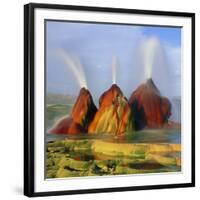 Fly Geyser In the Black Rock Desert, Nevada, USA-Keith Kent-Framed Photographic Print