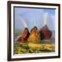 Fly Geyser In the Black Rock Desert, Nevada, USA-Keith Kent-Framed Photographic Print