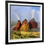 Fly Geyser In the Black Rock Desert, Nevada, USA-Keith Kent-Framed Photographic Print