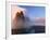 Fly Geyser with Snow Capped Granite Range in the Black Rock Desert Near Gerlach, Nevada, USA-Chuck Haney-Framed Photographic Print