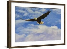 Fly High Bald Eagle-Jai Johnson-Framed Giclee Print