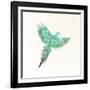 Fly High-Jace Grey-Framed Art Print