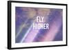 Fly Higher-Vintage Skies-Framed Giclee Print