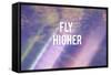 Fly Higher-Vintage Skies-Framed Stretched Canvas