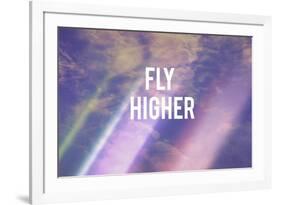 Fly Higher-Vintage Skies-Framed Giclee Print