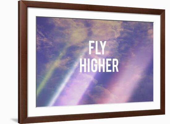 Fly Higher-Vintage Skies-Framed Giclee Print