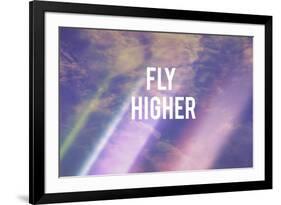 Fly Higher-Vintage Skies-Framed Giclee Print