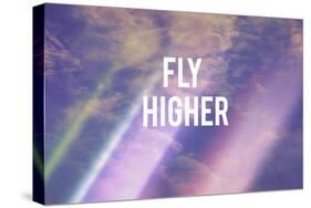 Fly Higher-Vintage Skies-Stretched Canvas