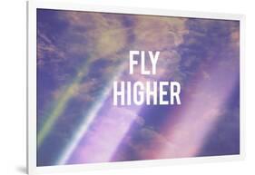 Fly Higher-Vintage Skies-Framed Giclee Print
