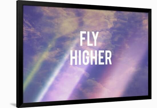 Fly Higher-Vintage Skies-Framed Giclee Print