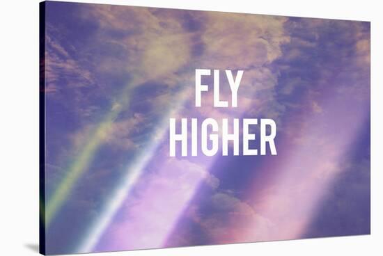 Fly Higher-Vintage Skies-Stretched Canvas