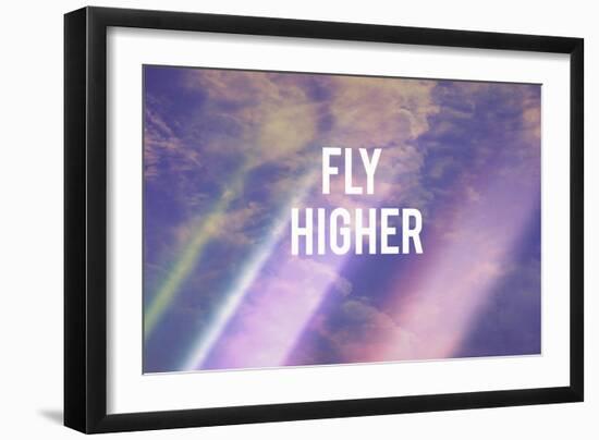 Fly Higher-Vintage Skies-Framed Giclee Print