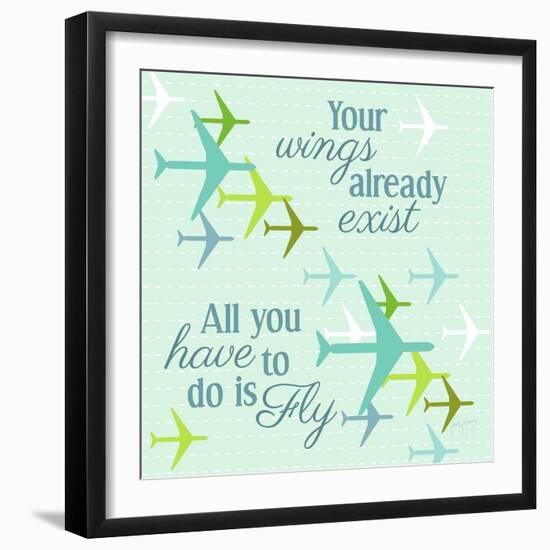 Fly I-Patty Young-Framed Art Print