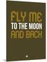 Fly Me to the Moon and Back-NaxArt-Mounted Art Print