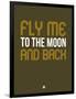 Fly Me to the Moon and Back-NaxArt-Framed Art Print