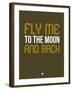 Fly Me to the Moon and Back-NaxArt-Framed Art Print