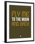 Fly Me to the Moon and Back-NaxArt-Framed Art Print