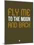 Fly Me to the Moon and Back-NaxArt-Mounted Art Print