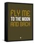 Fly Me to the Moon and Back-NaxArt-Framed Stretched Canvas