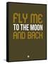 Fly Me to the Moon and Back-NaxArt-Framed Stretched Canvas