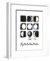 Fly me to the Moon-null-Framed Giclee Print