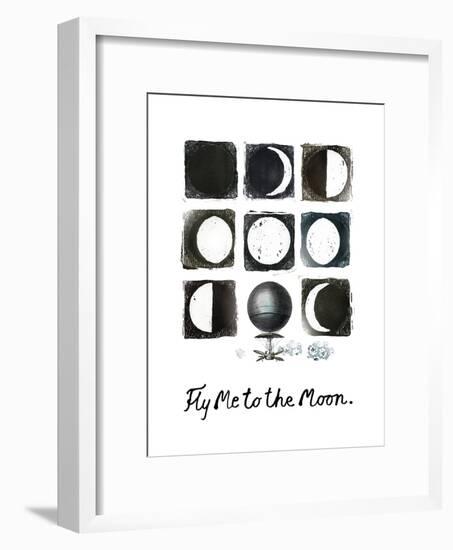 Fly me to the Moon-null-Framed Giclee Print