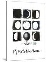 Fly me to the Moon-null-Stretched Canvas