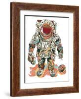 Fly Me To The Moon-HR-FM-Framed Art Print